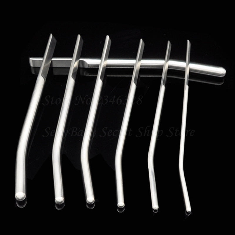 Sex Toy For Men 7pcs/set 304 Stainless Steel Stimulate Urethral Dilator Male Masturbation Rod,Urethral Sound Catheter Penis Plug