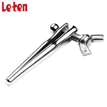 Load image into Gallery viewer, Metal 304 Stainless Steel Adjustable Urethral Sounding Dilator  Pugging Plunger Male Urethra SM Sex Toy Male Masturbator
