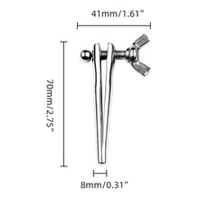 Load image into Gallery viewer, Metal 304 Stainless Steel Adjustable Urethral Sounding Dilator  Pugging Plunger Male Urethra SM Sex Toy Male Masturbator
