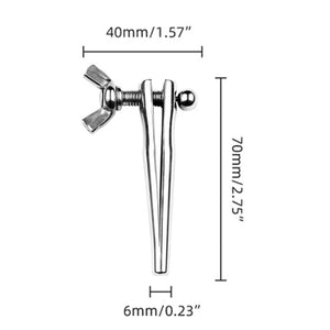 Metal 304 Stainless Steel Adjustable Urethral Sounding Dilator  Pugging Plunger Male Urethra SM Sex Toy Male Masturbator